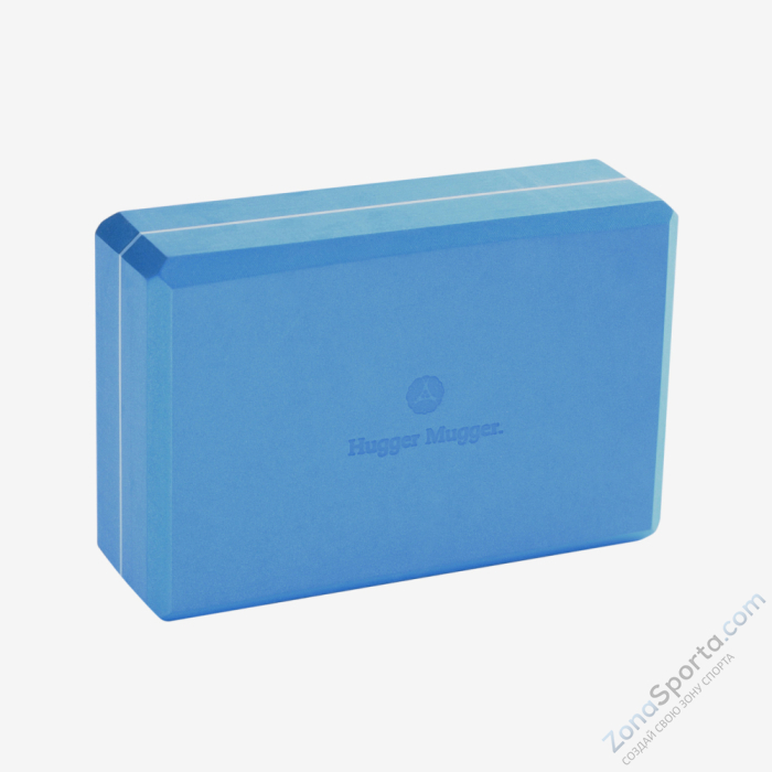 Блок для йоги Hugger Mugger 3 in. Foam Yoga Block голубой Блок для йоги Hugger Mugger 3 in. Foam Yoga Block голубой