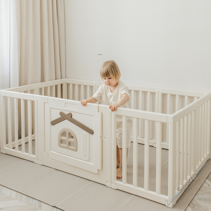 Большой детский игровой манеж Unix Kids Classic Tree House 200 x 280 Camel Большой детский игровой манеж Unix Kids Classic Tree House 200 x 280 Camel