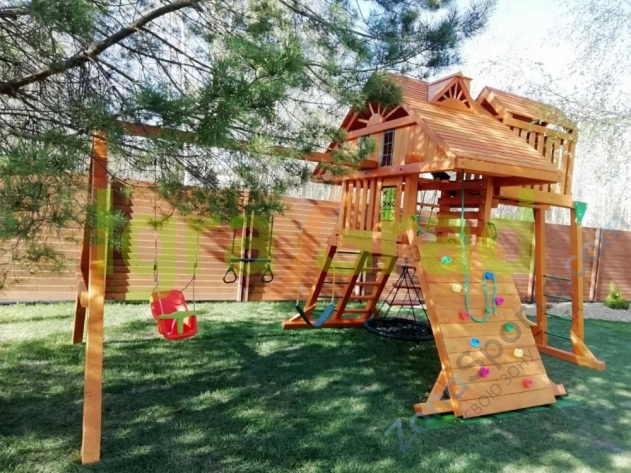 Деревянная детская площадка для дачи Igragrad Крепость Фани Deluxe Деревянная детская площадка для дачи Igragrad Крепость Фани Deluxe