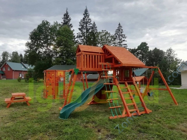 Деревянная детская площадка для дачи Igragrad Крепость Фани Deluxe Деревянная детская площадка для дачи Igragrad Крепость Фани Deluxe