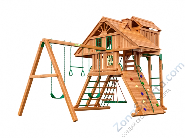 Деревянная детская площадка для дачи Igragrad Крепость Фани Deluxe Деревянная детская площадка для дачи Igragrad Крепость Фани Deluxe