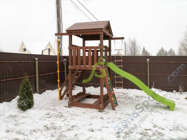 Деревянная детская площадка для дачи Igragrad Панда Фани Tower Деревянная детская площадка для дачи Igragrad Панда Фани Tower