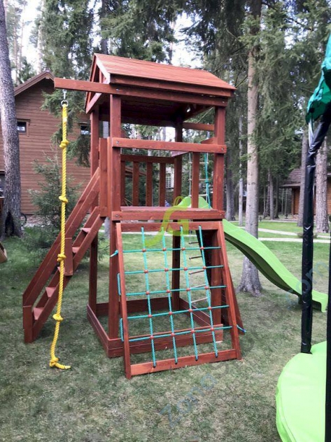Деревянная детская площадка для дачи Igragrad Панда Фани Tower Деревянная детская площадка для дачи Igragrad Панда Фани Tower