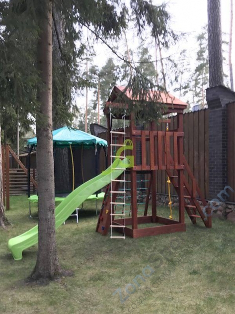 Деревянная детская площадка для дачи Igragrad Панда Фани Tower Деревянная детская площадка для дачи Igragrad Панда Фани Tower