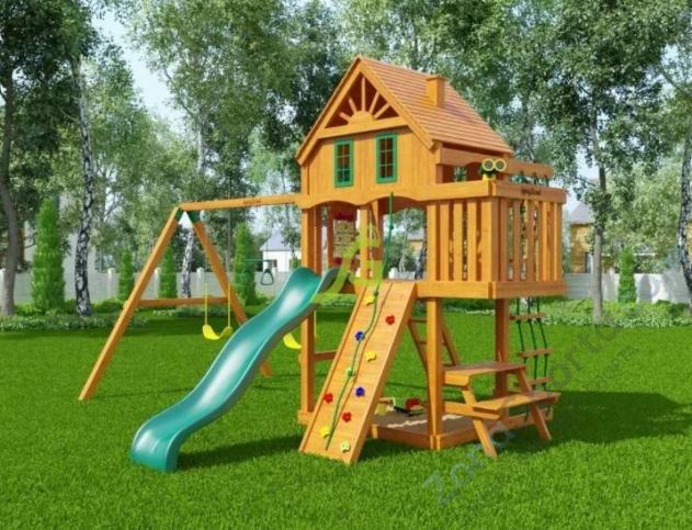 Деревянная детская площадка для дачи Igragrad Шато (Домик) Деревянная детская площадка для дачи Igragrad Шато (Домик)