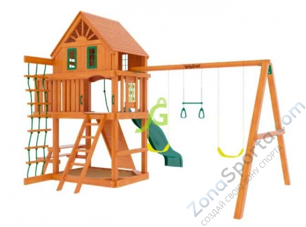 Деревянная детская площадка для дачи Igragrad Шато (Домик) Деревянная детская площадка для дачи Igragrad Шато (Домик)