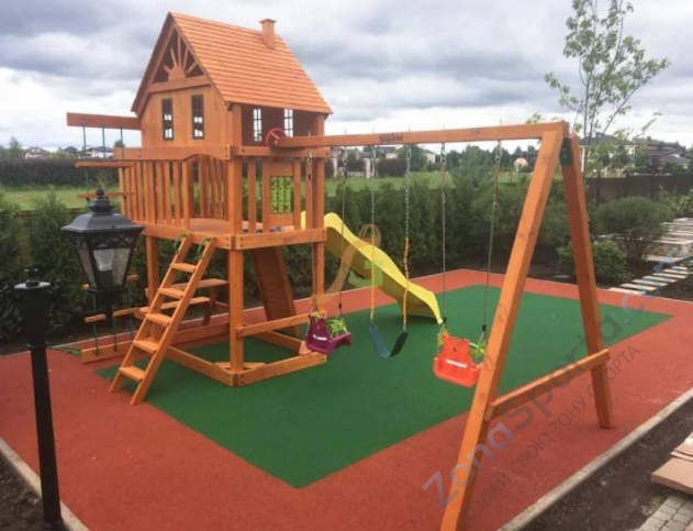 Деревянная детская площадка для дачи Igragrad Шато (Домик) Деревянная детская площадка для дачи Igragrad Шато (Домик)