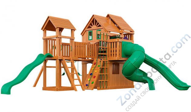 Деревянная детская площадка для дачи Igragrad Великан 4 (Макси) Деревянная детская площадка для дачи Igragrad Великан 4 (Макси)