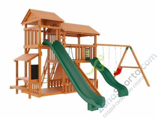 Детская деревянная площадка IgraGrad Домик 3 Детская деревянная площадка IgraGrad Домик 3