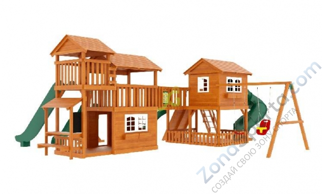 Детская деревянная площадка IgraGrad Домик 6 Детская деревянная площадка IgraGrad Домик 6