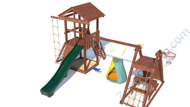 Детская площадка CustWood Family F9  Детская площадка CustWood Family F9