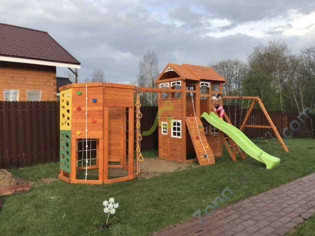 Детская площадка IgraGrad Клубный домик 2 с WorkOut Luxe Детская площадка IgraGrad Клубный домик 2 с WorkOut Luxe