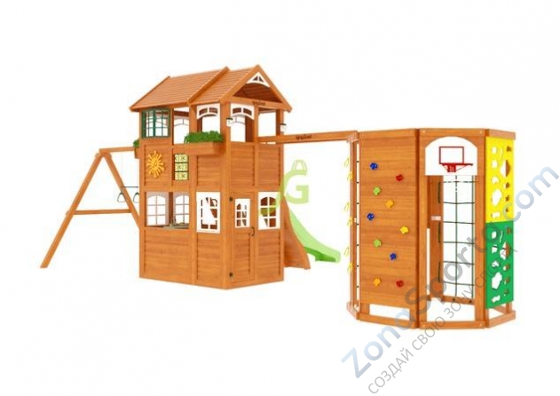Детская площадка IgraGrad Клубный домик 2 с WorkOut Luxe Детская площадка IgraGrad Клубный домик 2 с WorkOut Luxe