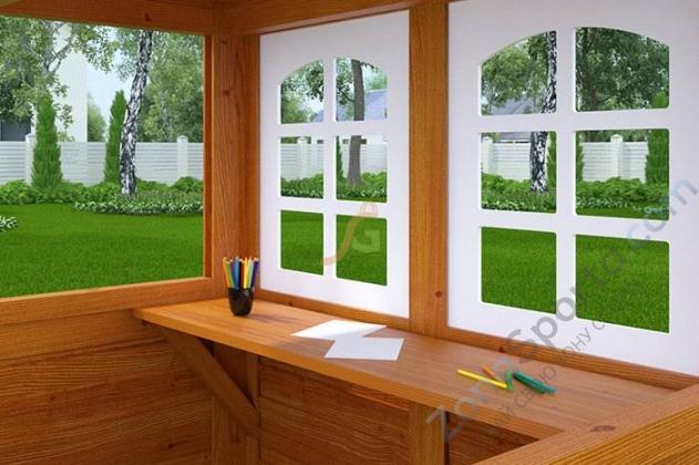 Детская площадка IgraGrad Клубный домик Макси с трубой Luxe Детская площадка IgraGrad Клубный домик Макси с трубой Luxe