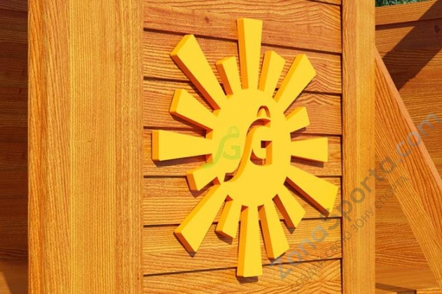 Детская площадка IgraGrad Клубный домик Макси с трубой Luxe Детская площадка IgraGrad Клубный домик Макси с трубой Luxe