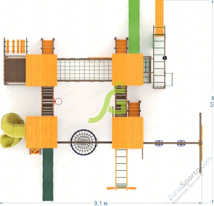 Детская площадка IgraGrad Комбо Х2 Детская площадка IgraGrad Комбо Х2