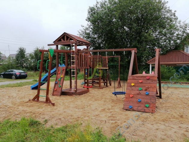 Детская площадка IgraGrad Панда Фани Мостик 2 Детская площадка IgraGrad Панда Фани Мостик 2