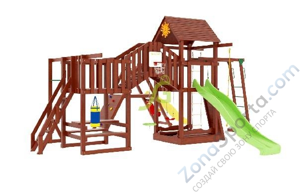 Детская площадка IgraGrad Панда Фани Мостик 2 Детская площадка IgraGrad Панда Фани Мостик 2