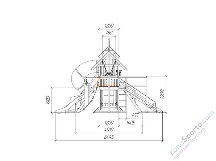 Детская площадка Савушка Люкс 1 Детская площадка Савушка Люкс 1