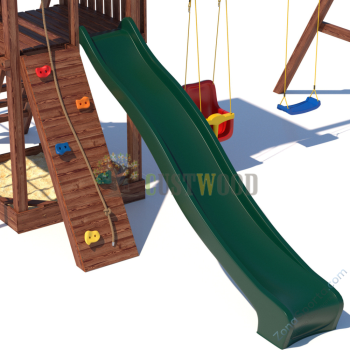 Детская деревянная игровая площадка для улицы дачи CustWood Active 6 Детская деревянная игровая площадка для улицы дачи CustWood Active 6