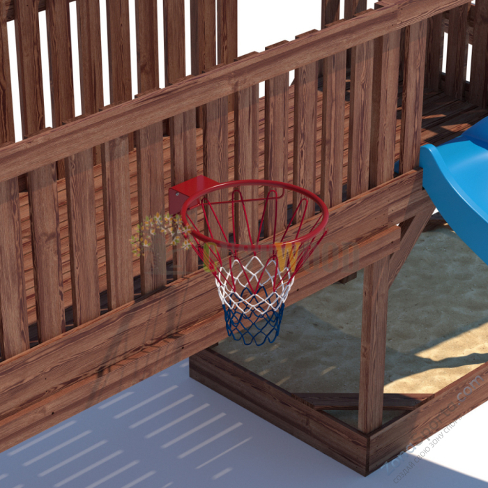 Детская деревянная игровая площадка для улицы дачи CustWood Scout SC12 Детская деревянная игровая площадка для улицы дачи CustWood Scout SC12