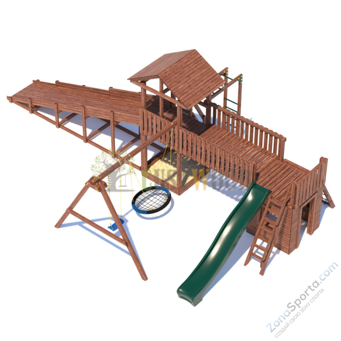 Детская площадка CustWood All-Season 9 (круглый год) Детская площадка CustWood All-Season 9 (круглый год)