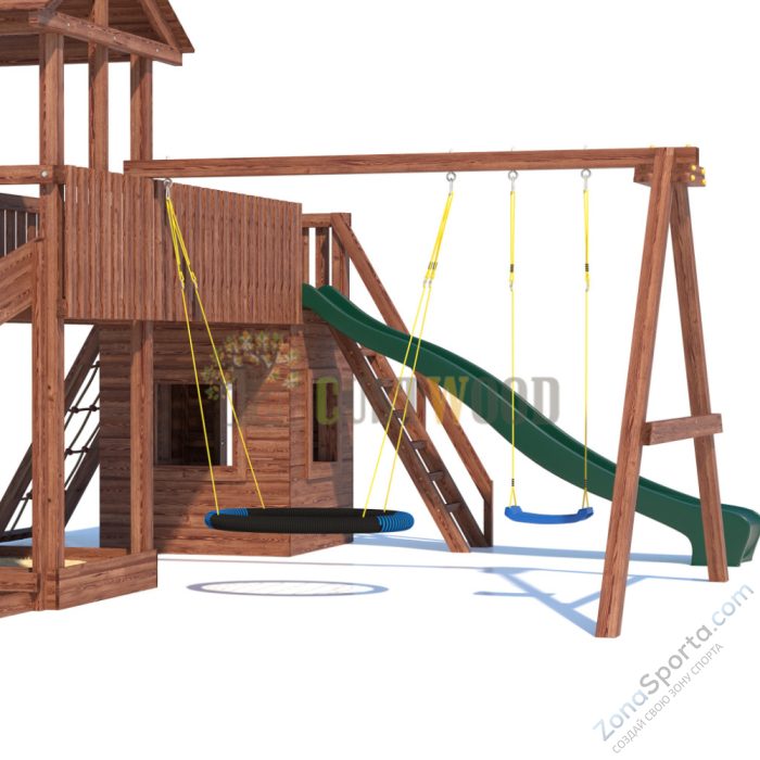 Детская площадка CustWood All-Season 9 (круглый год) Детская площадка CustWood All-Season 9 (круглый год)