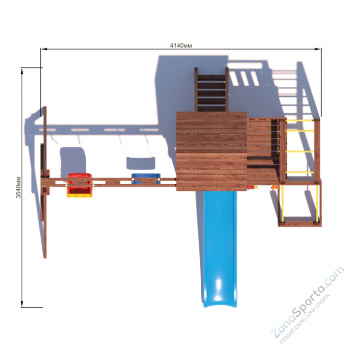 Детская площадка CustWood Scout SC5 с деревянной крышей Детская площадка CustWood Scout SC5 с деревянной крышей