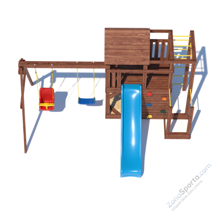 Детская площадка CustWood Scout SC5 с деревянной крышей Детская площадка CustWood Scout SC5 с деревянной крышей