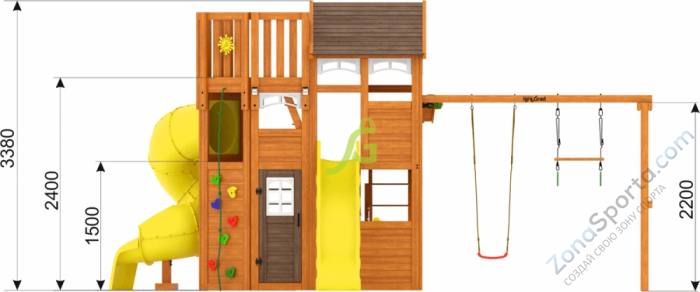 Детская площадка IgraGrad Клубный домик 4 Luxe Детская площадка IgraGrad Клубный домик 4 Luxe