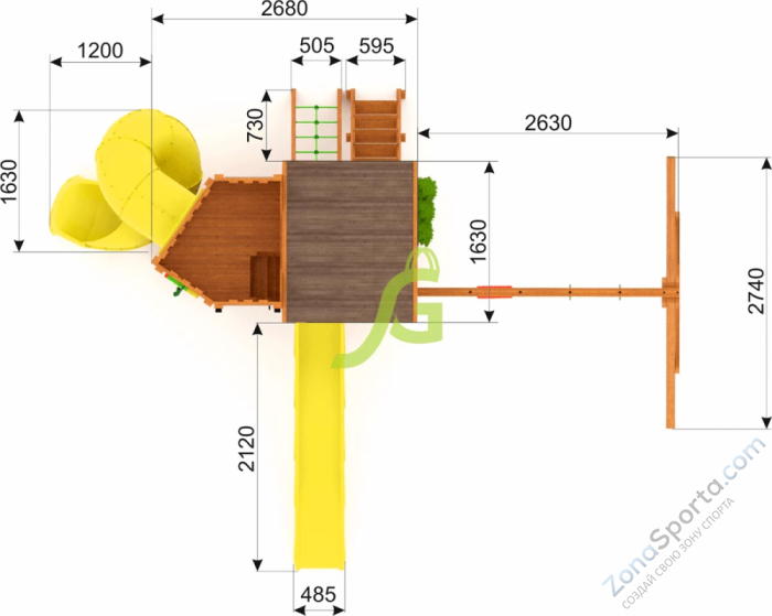 Детская площадка IgraGrad Клубный домик 4 Luxe Детская площадка IgraGrad Клубный домик 4 Luxe