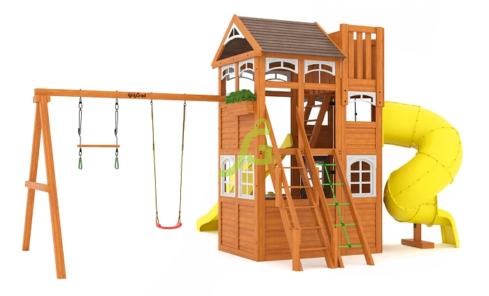 Детская площадка IgraGrad Клубный домик 4 Luxe Детская площадка IgraGrad Клубный домик 4 Luxe