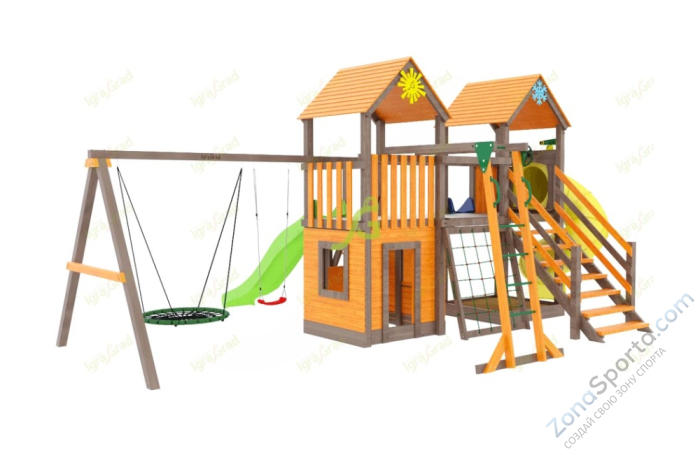 Детская площадка IgraGrad Комбо с трубой Детская площадка IgraGrad Комбо с трубой