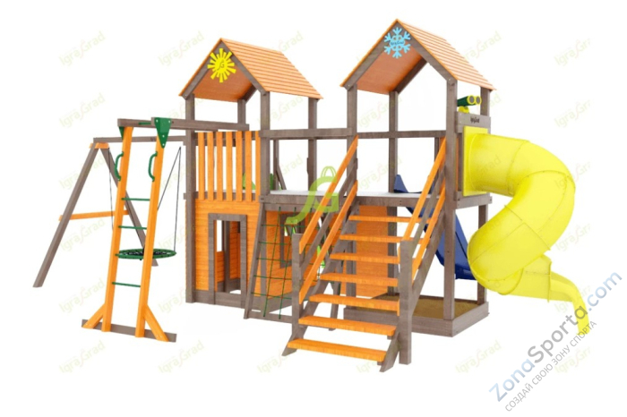 Детская площадка IgraGrad Комбо с трубой Детская площадка IgraGrad Комбо с трубой
