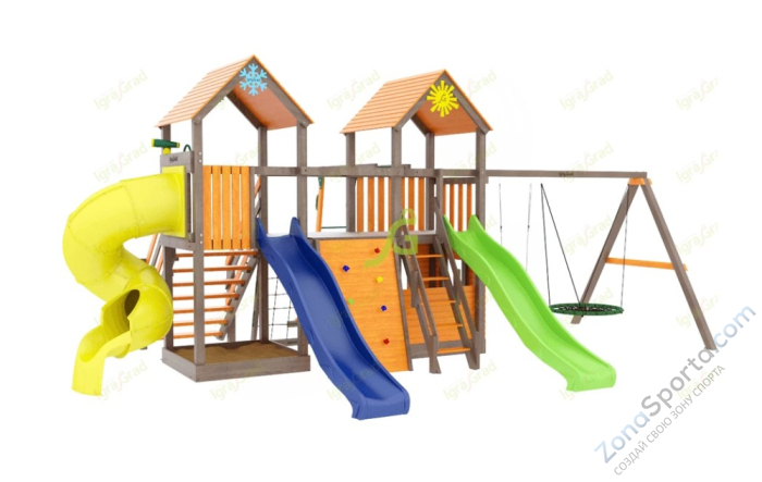 Детская площадка IgraGrad Комбо с трубой Детская площадка IgraGrad Комбо с трубой