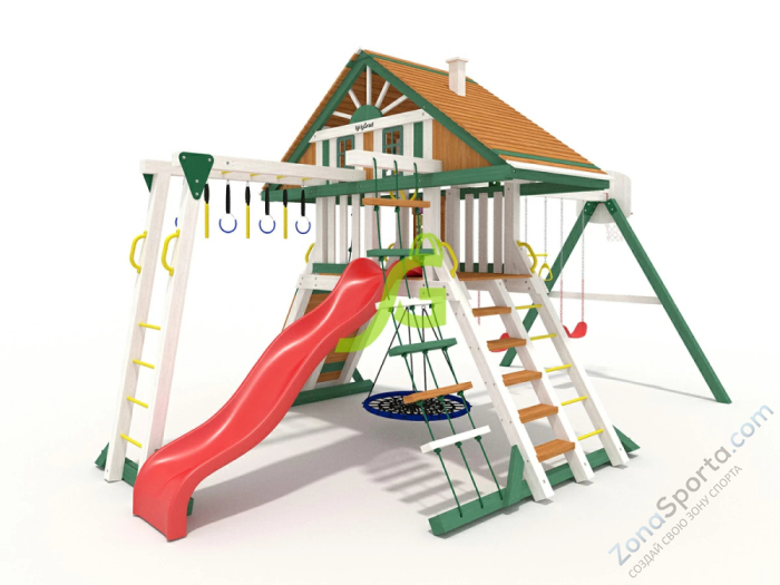 Детская площадка IgraGrad Крепость Фани с рукоходом (Домик) мод.1 Детская площадка IgraGrad Крепость Фани с рукоходом (Домик) мод.1