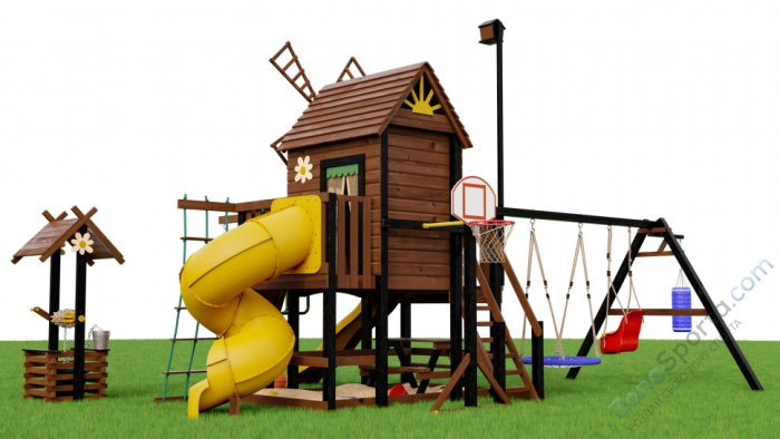 Детская площадка Мельница Marvill 5 игровой колодец Reverso Детская площадка Мельница Marvill 5 игровой колодец Reverso