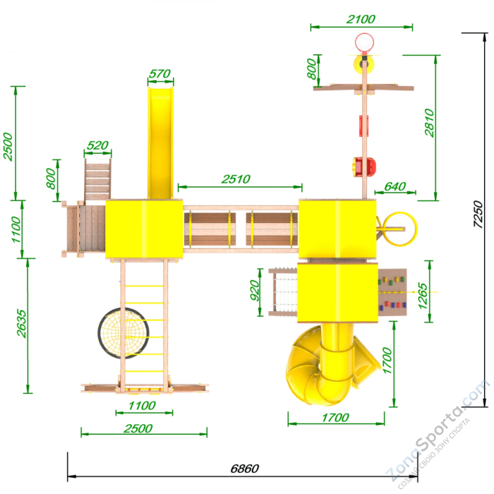 Детская площадка Пикник Оптимус Стэйдж Бонд с трубой Детская площадка Пикник Оптимус Стэйдж Бонд с трубой