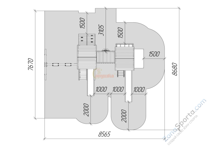 Детская площадка Савушка Хит 8 Детская площадка Савушка Хит 8
