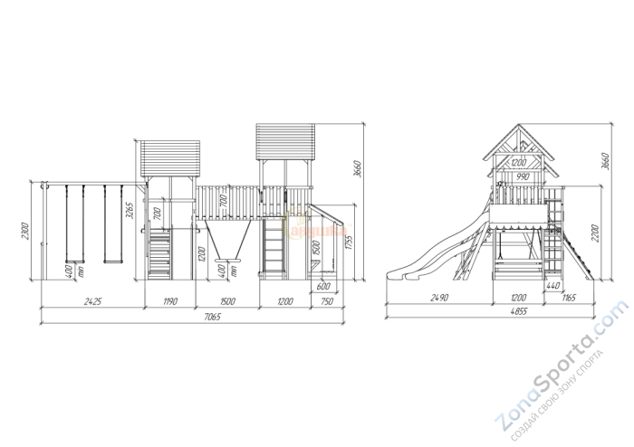 Детская площадка Савушка Хит 8 Детская площадка Савушка Хит 8