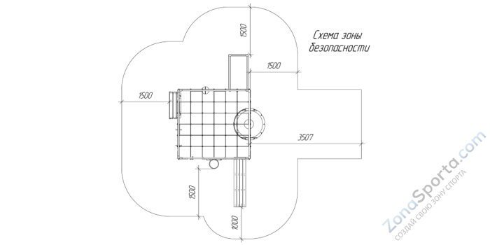 Детская площадка Савушка Куб-1 (Махагон) с подушками