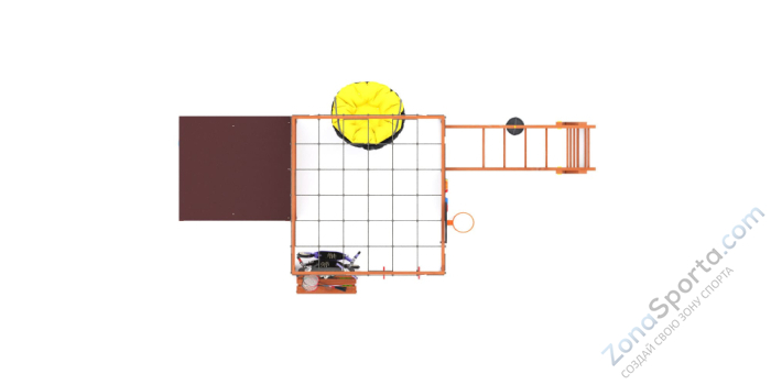 Детская площадка Савушка Куб-4 (Махагон) Детская площадка Савушка Куб-4 (Махагон)