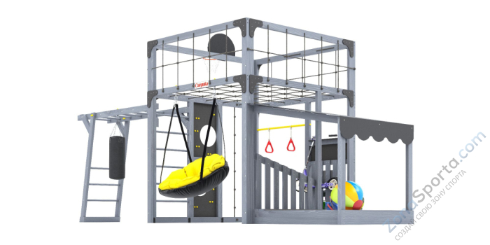 Детская площадка Савушка Куб-4 (Серый) Детская площадка Савушка Куб-4 (Серый)