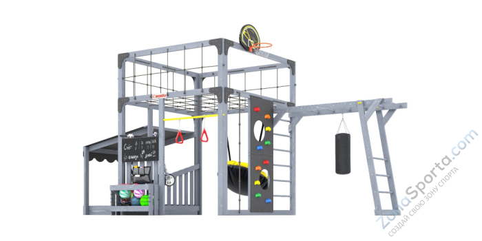 Детская площадка Савушка Куб-4 (Серый) Детская площадка Савушка Куб-4 (Серый)