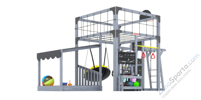 Детская площадка Савушка Куб-4 (Серый) Детская площадка Савушка Куб-4 (Серый)