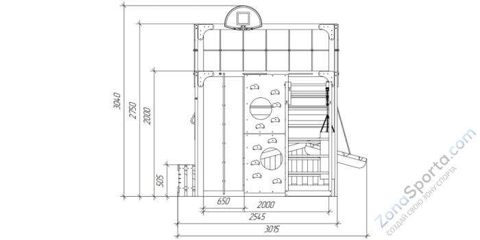 Детская площадка Савушка Куб-4 (Серый) Детская площадка Савушка Куб-4 (Серый)