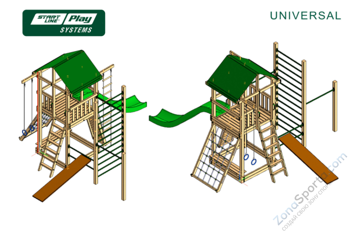 Детская площадка Start Line Universal Премиум Север Детская площадка Start Line Universal Премиум Север