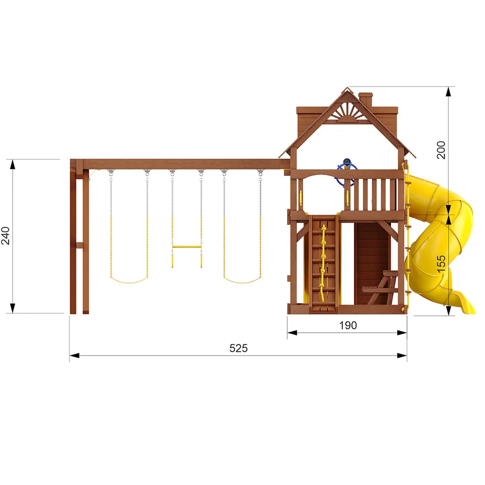 Детский игровой комплекс SunriseFort-3 Детский игровой комплекс SunriseFort-3