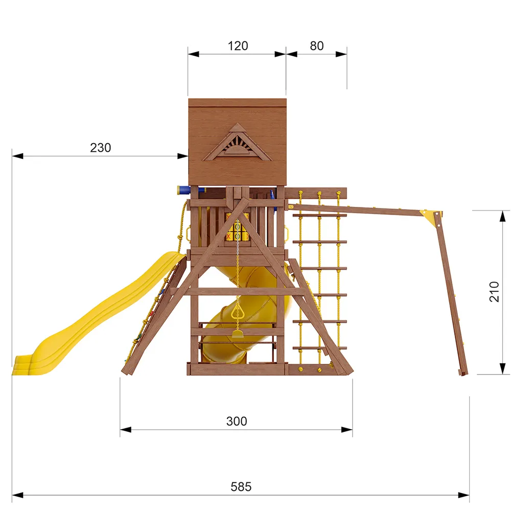 Детский игровой комплекс SunriseFort-4 Детский игровой комплекс SunriseFort-4
