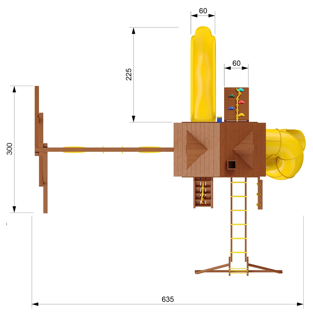 Детский игровой комплекс SunriseFort-4 Детский игровой комплекс SunriseFort-4